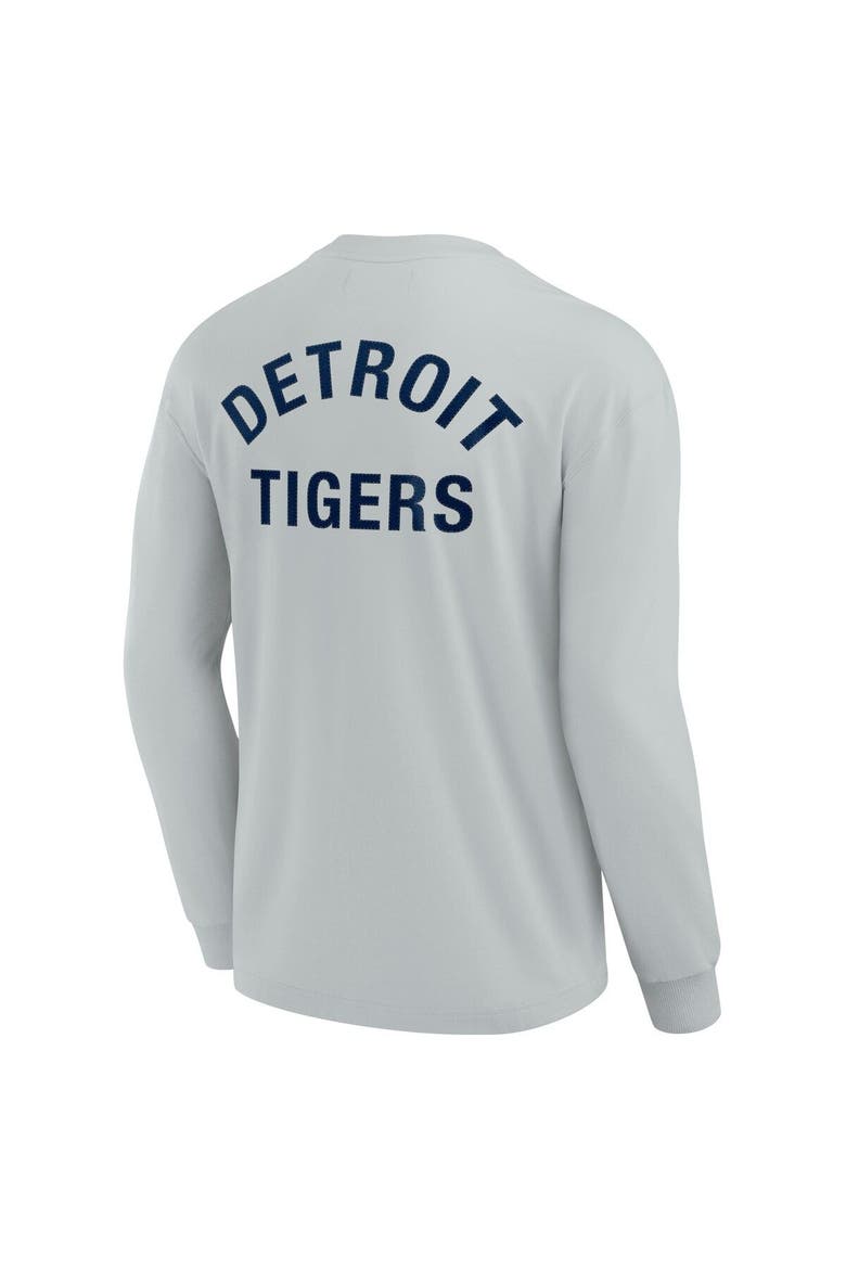 Unisex Fanatics Signature Gray Detroit Tigers Elements Super Soft Long Sleeve T-Shirt, Alternate, color, Gray