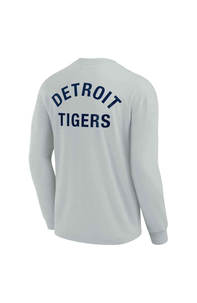 Fanatics Signature Unisex Fanatics Signature Gray Detroit Tigers Elements Super Soft Long Sleeve T-Shirt, Alternate, color, 