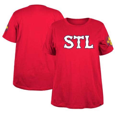 Women's New Era Red St. Louis Cardinals 2024 City Connect Plus Size T-Shirt