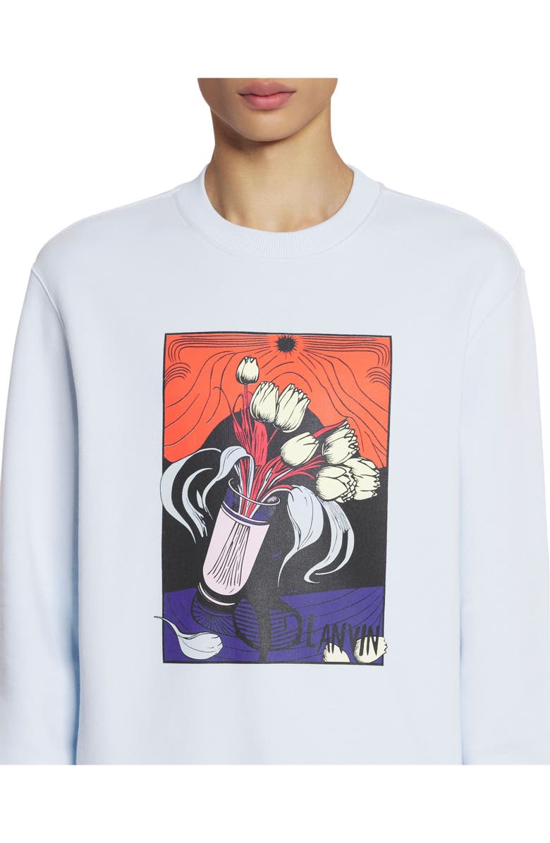 Lanvin Printed Sweatshirt, Alternate, color, 