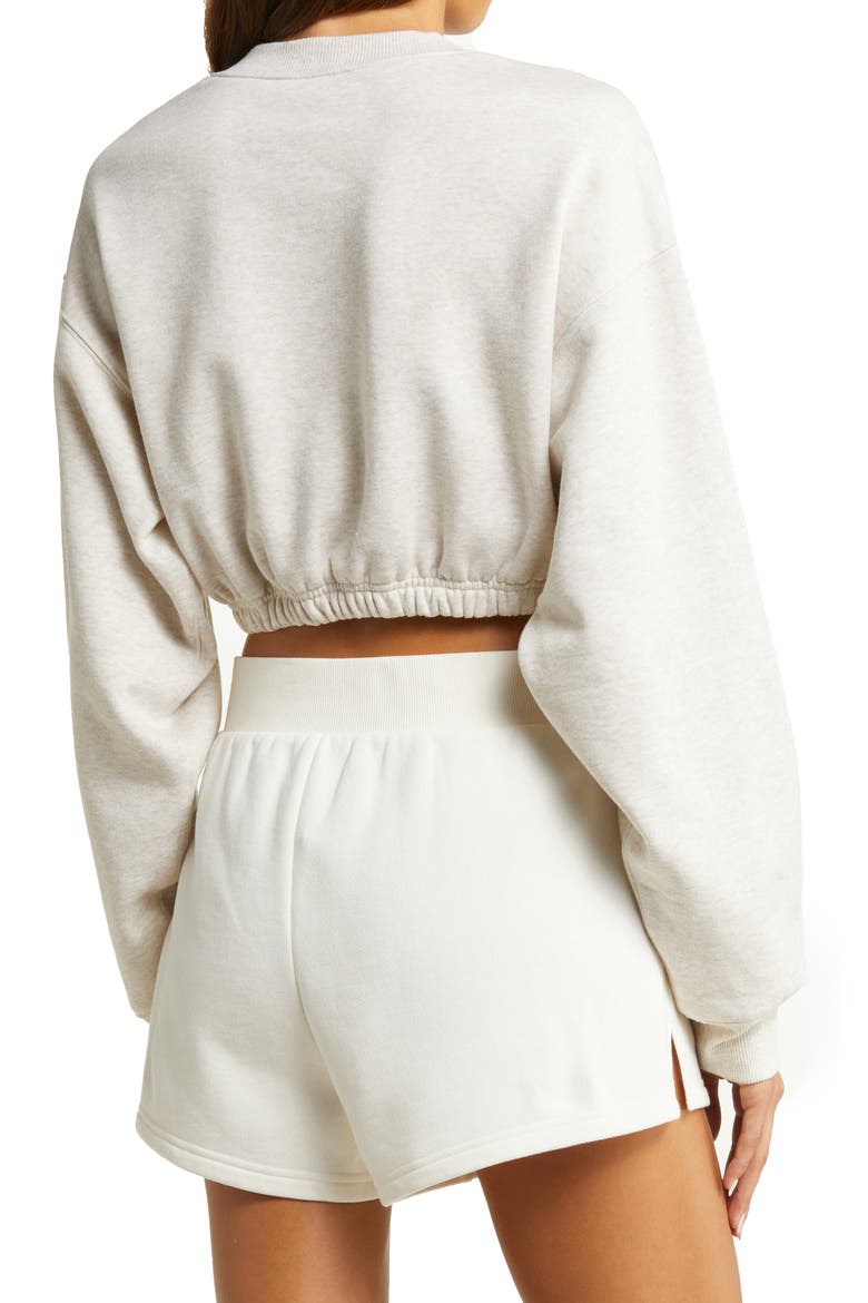 Devotion Crop Sweatshirt, Alternate, color, OATMEAL HEATHER