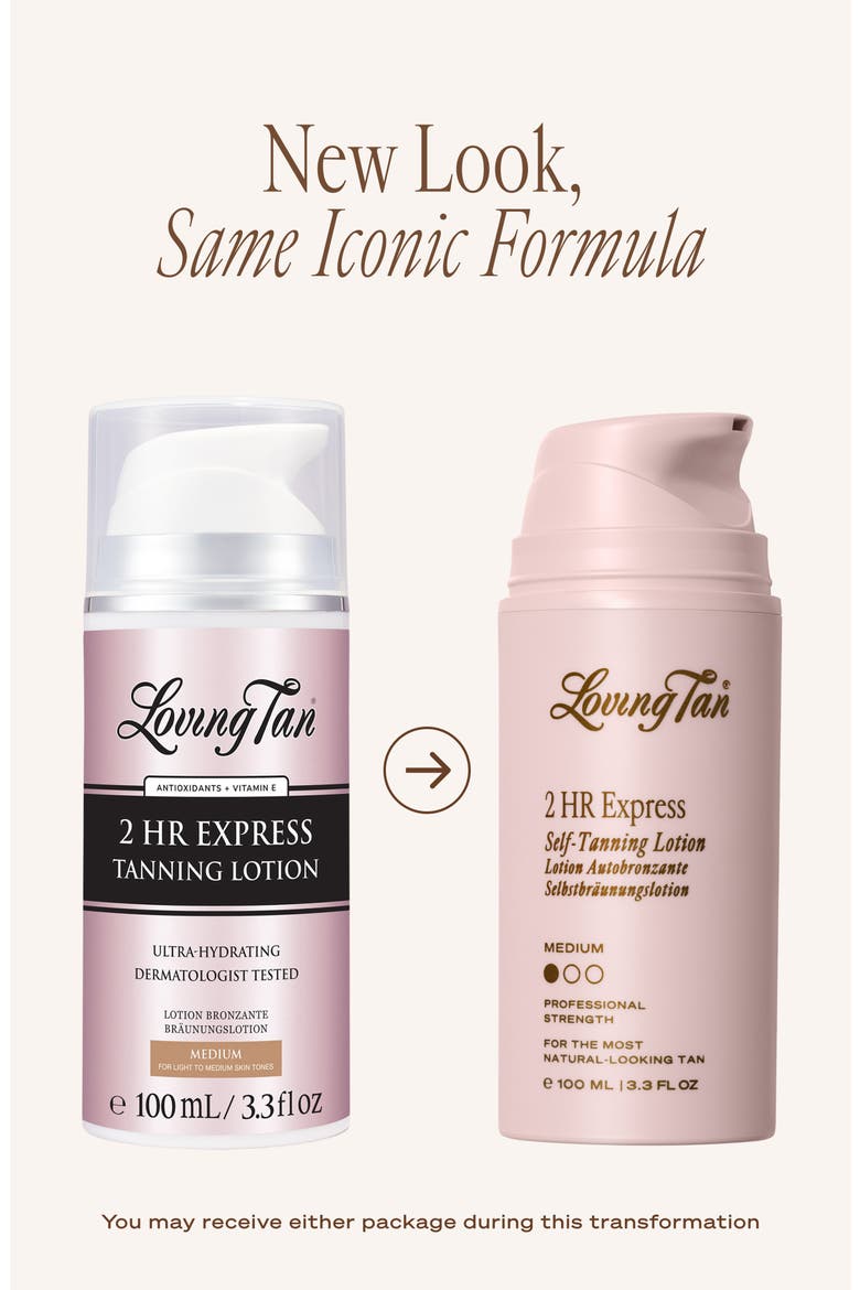 2 HR Express Self-Tanning Lotion, Alternate, color, MEDIUM
