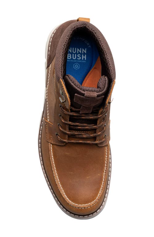 Nunn Bush Karnak Water Resistant Moc Toe Boot In Brown