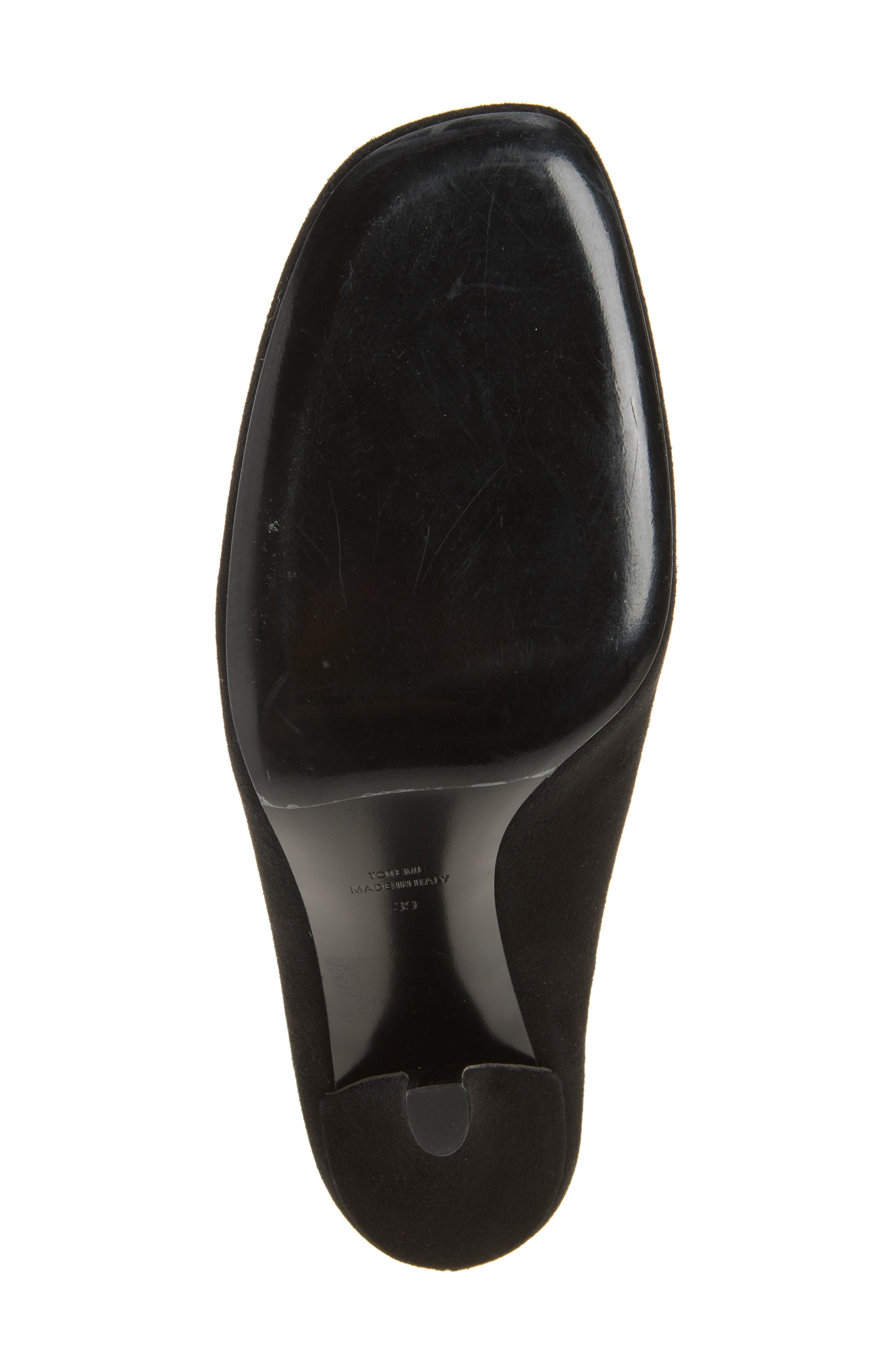 Suede Mule, Alternate, color, BLACK