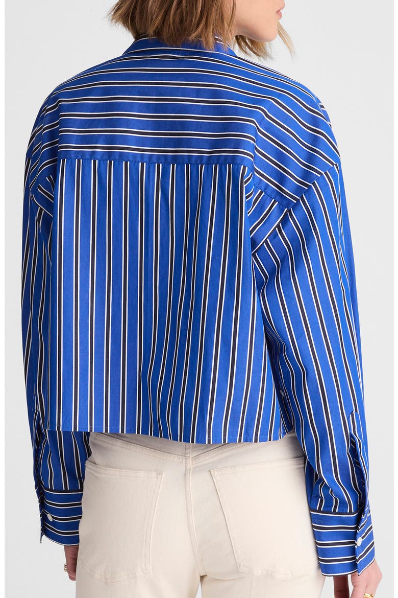Straight Hem Poplin Shirt, Alternate, color, RIVIERA COAST GROUND