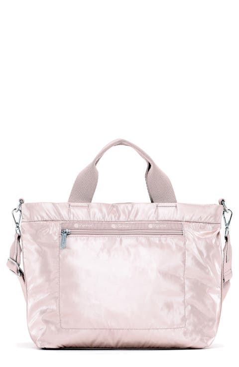 Small Convertible Zip Top Tote Bag
