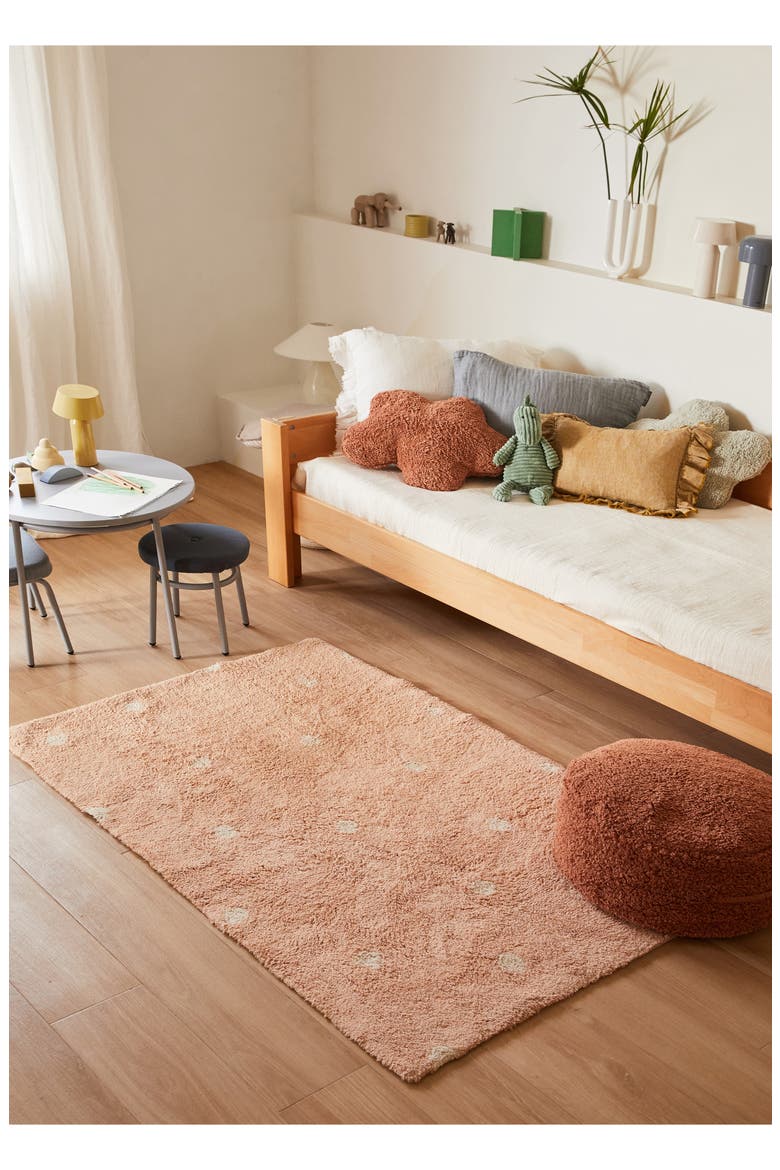 Cloud Floor Cushion, Alternate, color, CHESTNUT