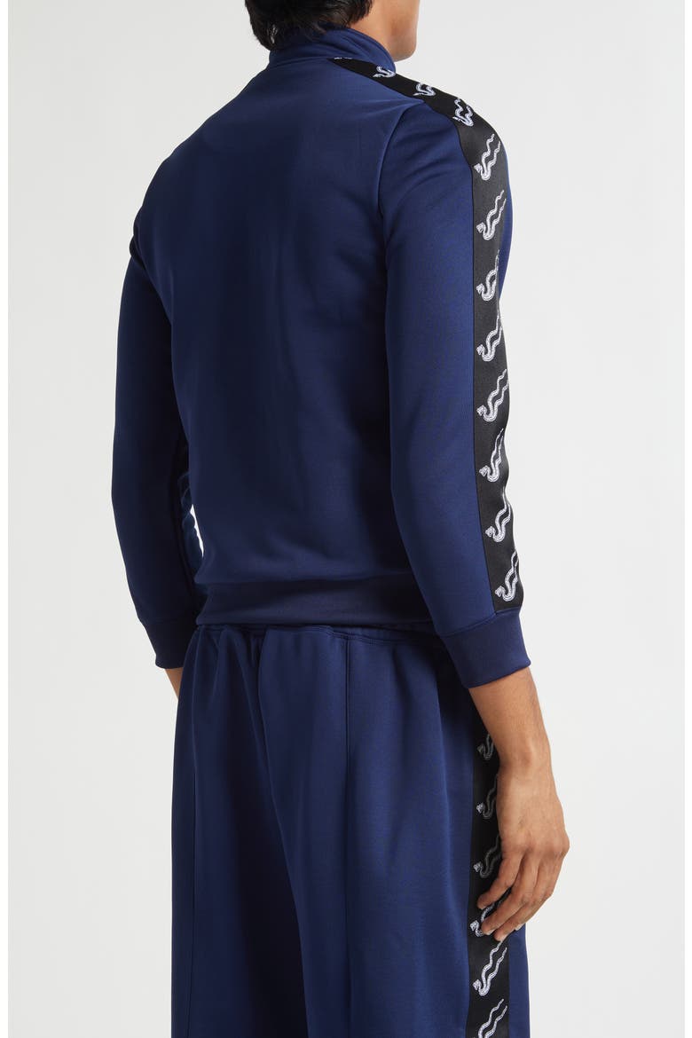 Shrunken Track Jacket, Alternate, color, DEEP NAVY