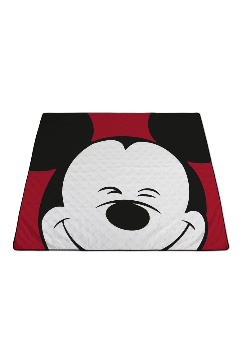 Mickey Mouse & Friends Polar Fleece Blanket Bag, Main, color, BLACK