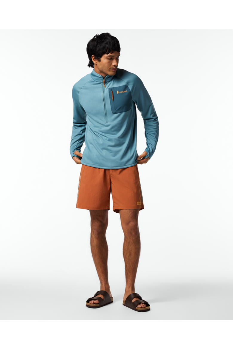 Otero Fleece Half-Zip Pullover - Men's, Alternate, color, Everglade