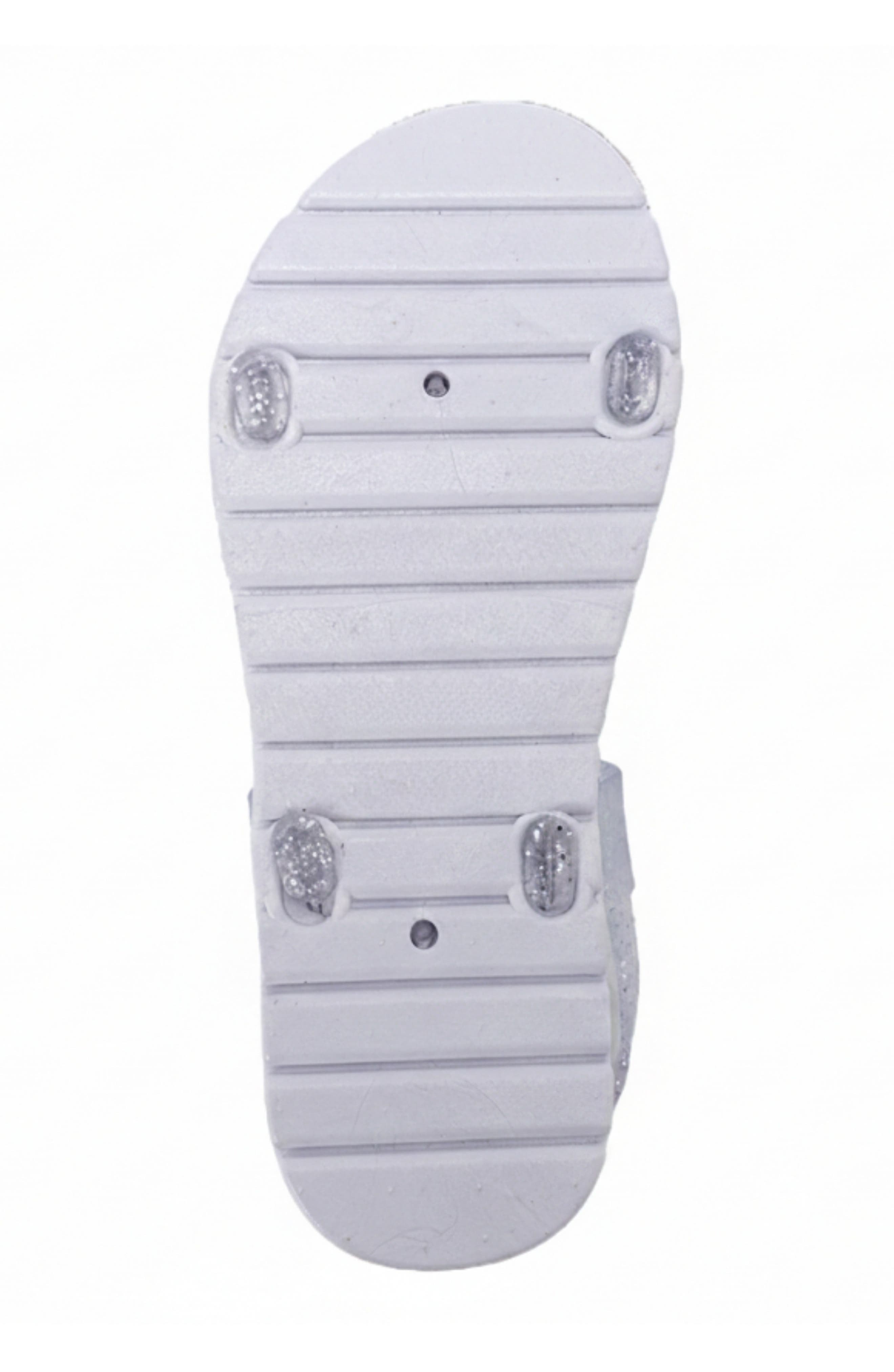 bebe Mimi 3D Flower Sandal, Alternate, color, Clear