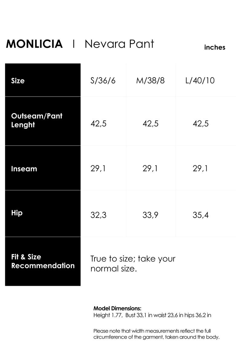 Monlicia Nevara High Waist Wide Leg Trousers, Alternate, color, Black