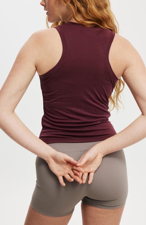 COTTON ON BODY COTTON ON BODY SOFT RUCHED SIDE TANK