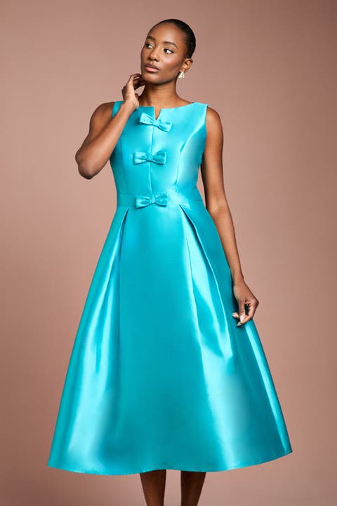Bow Skirt Midi Dress