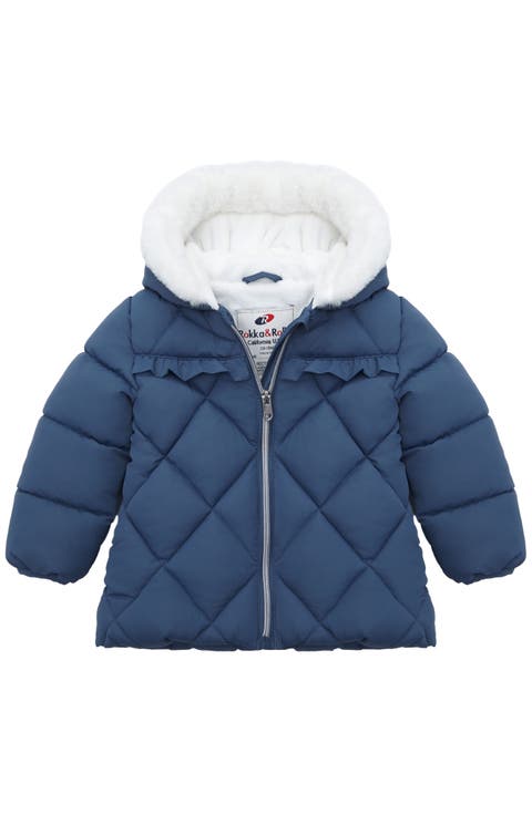 Soft Lining Hooded Puffer Jacket (Baby)