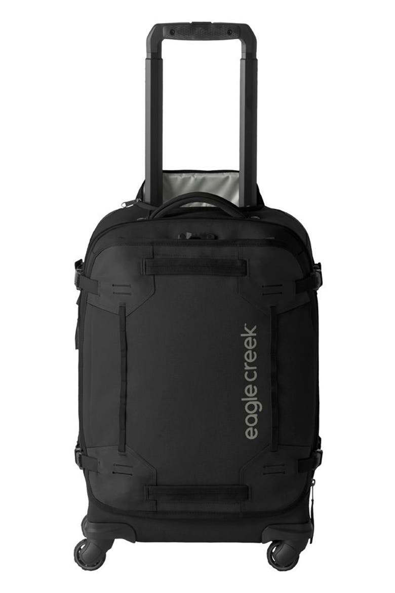Gear Warrior XE 4 Wheeled Carry On Luggage, Alternate, color, Black