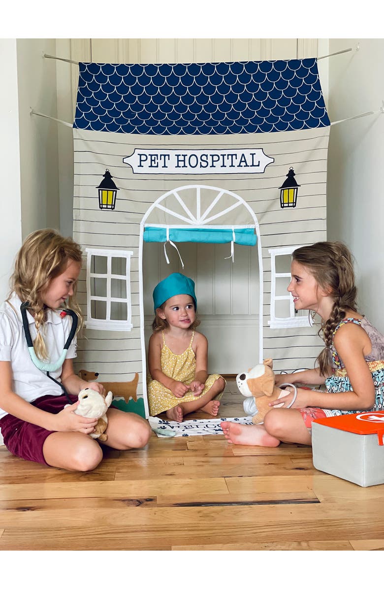 ROLE PLAY Pet Hospital Doorway Portal Playset, Alternate, color, Multi