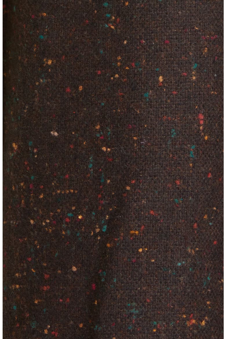 Pigment Print Wool Overcoat, Alternate, color, BROWN