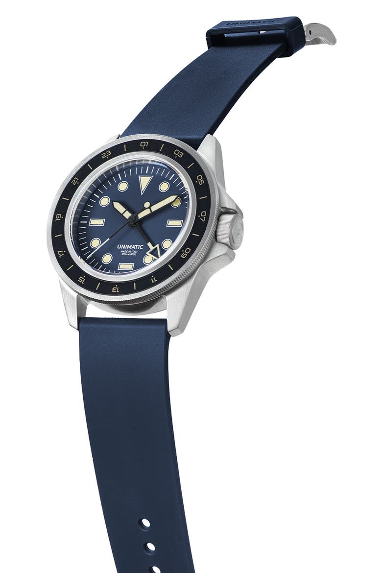 Diving Heritage Diving Watch, 41.5mm, Alternate, color, BLUE