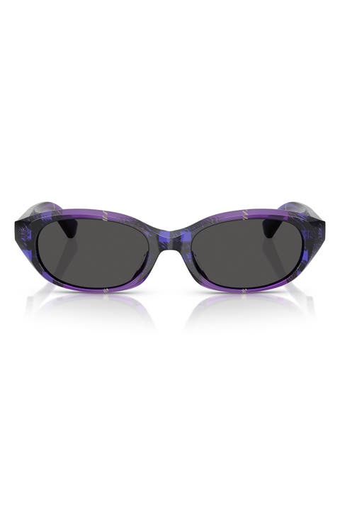 55mm Oval Sunglasses