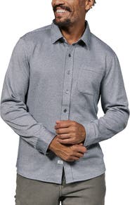 7 Diamonds Generation Knit Button-Up Shirt