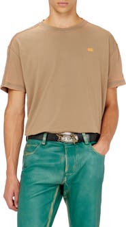 DIESEL® T-Wayan Graphic Cotton Blend T-Shirt
