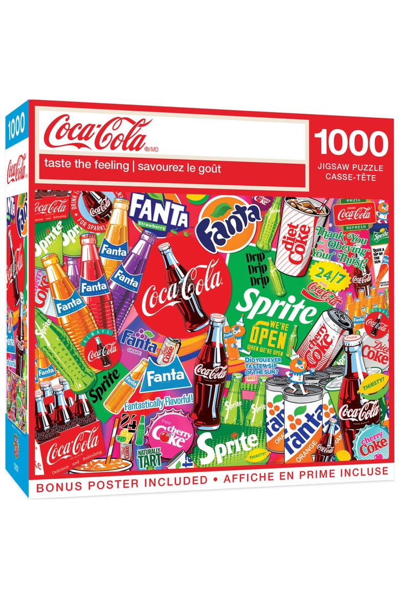 Coca-Cola Taste the Feeling 1000p Puzzle, Main, color, Multicolor