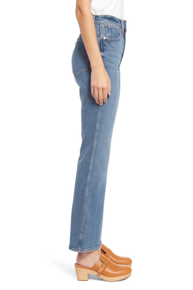 '90s High Waist Bootcut Jeans, Alternate, color, EDGEWOOD