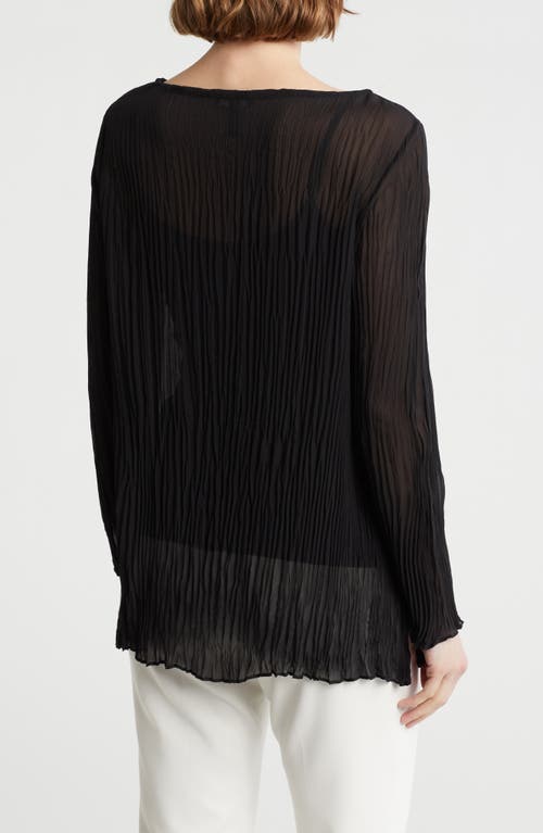 EILEEN FISHER EILEEN FISHER BATEAU NECK SILK TUNIC