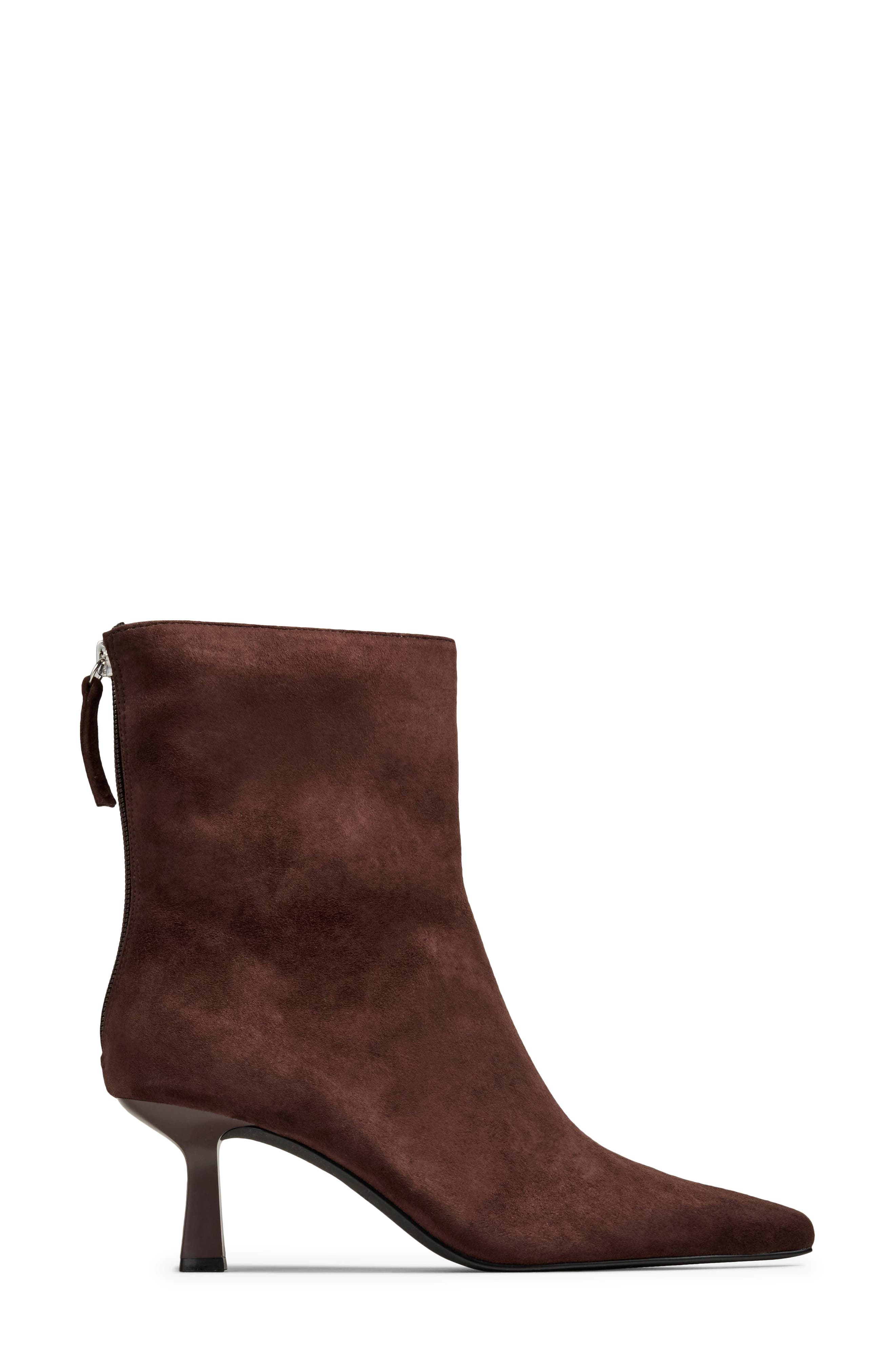Hudson Leather Bootie, Alternate, color, CHOCOLATE