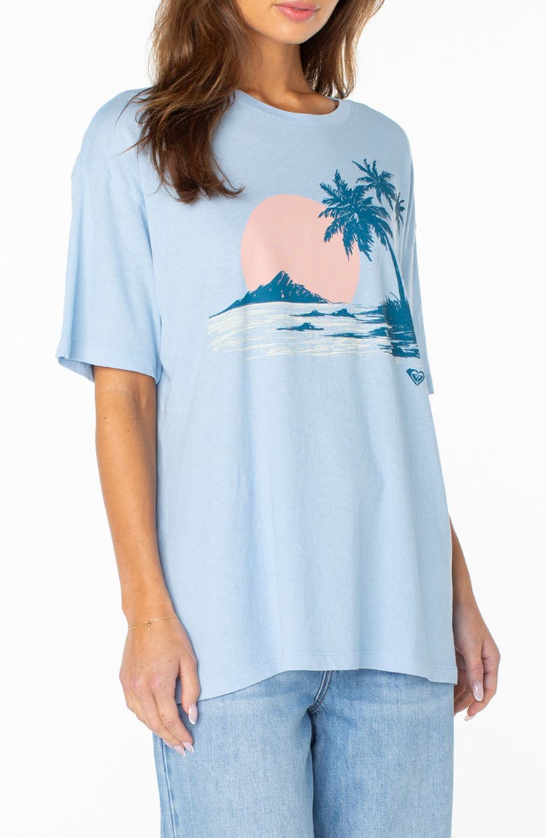 Roxy Classic Scene Oversize Cotton Graphic T-Shirt, Alternate, color,