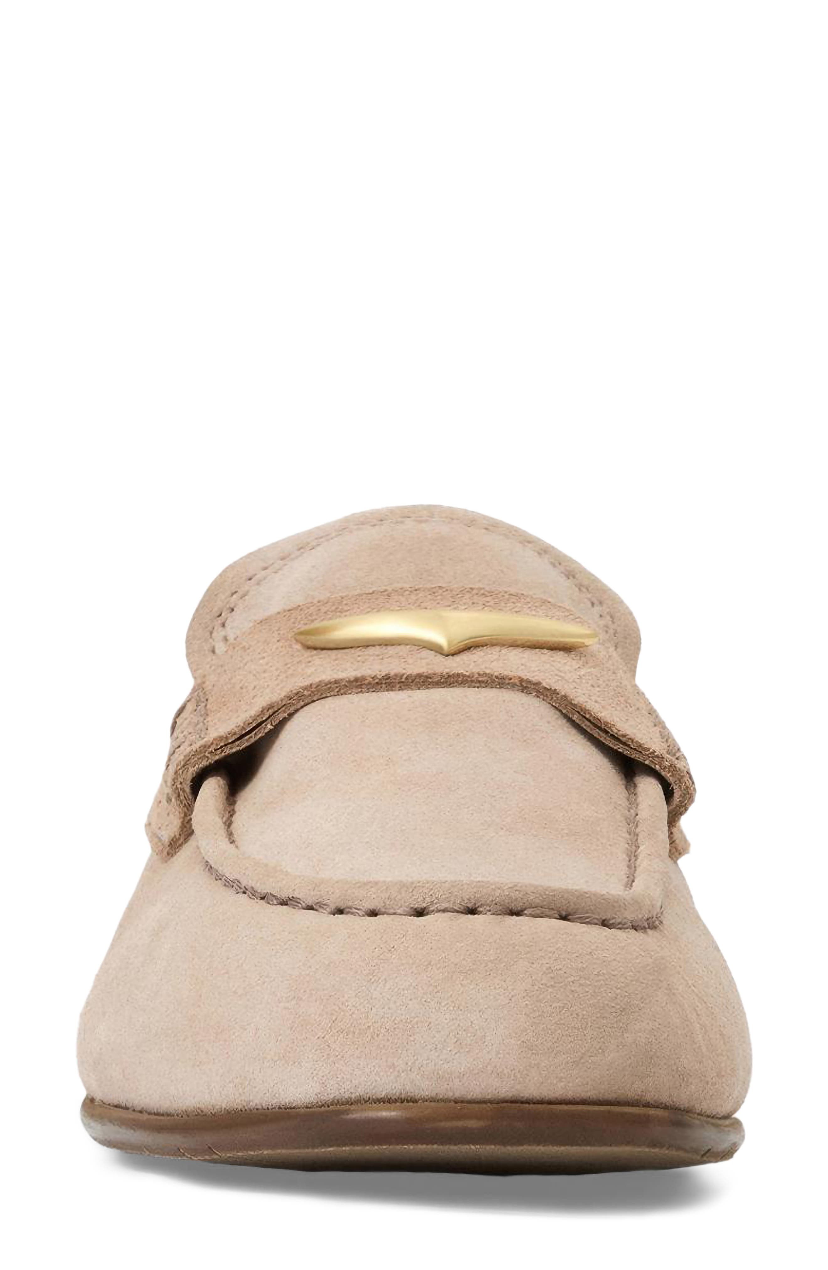 Elia Weatherproof Loafer, Alternate, color, WARM GREY SUEDE