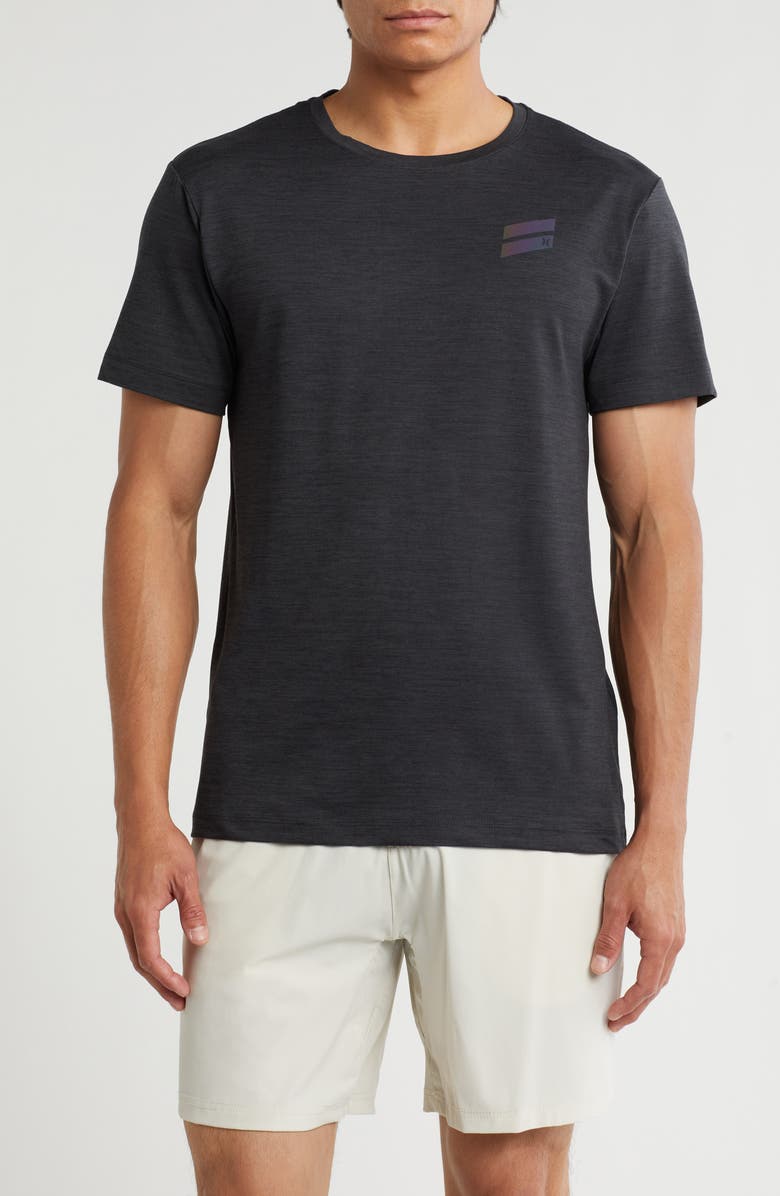 Hurley Activewear Exist Slash Logo Graphic T-Shirt, Main, color,