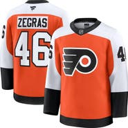 FANATICS Men's Fanatics Trevor Zegras Orange Philadelphia Flyers Home Premium Jersey