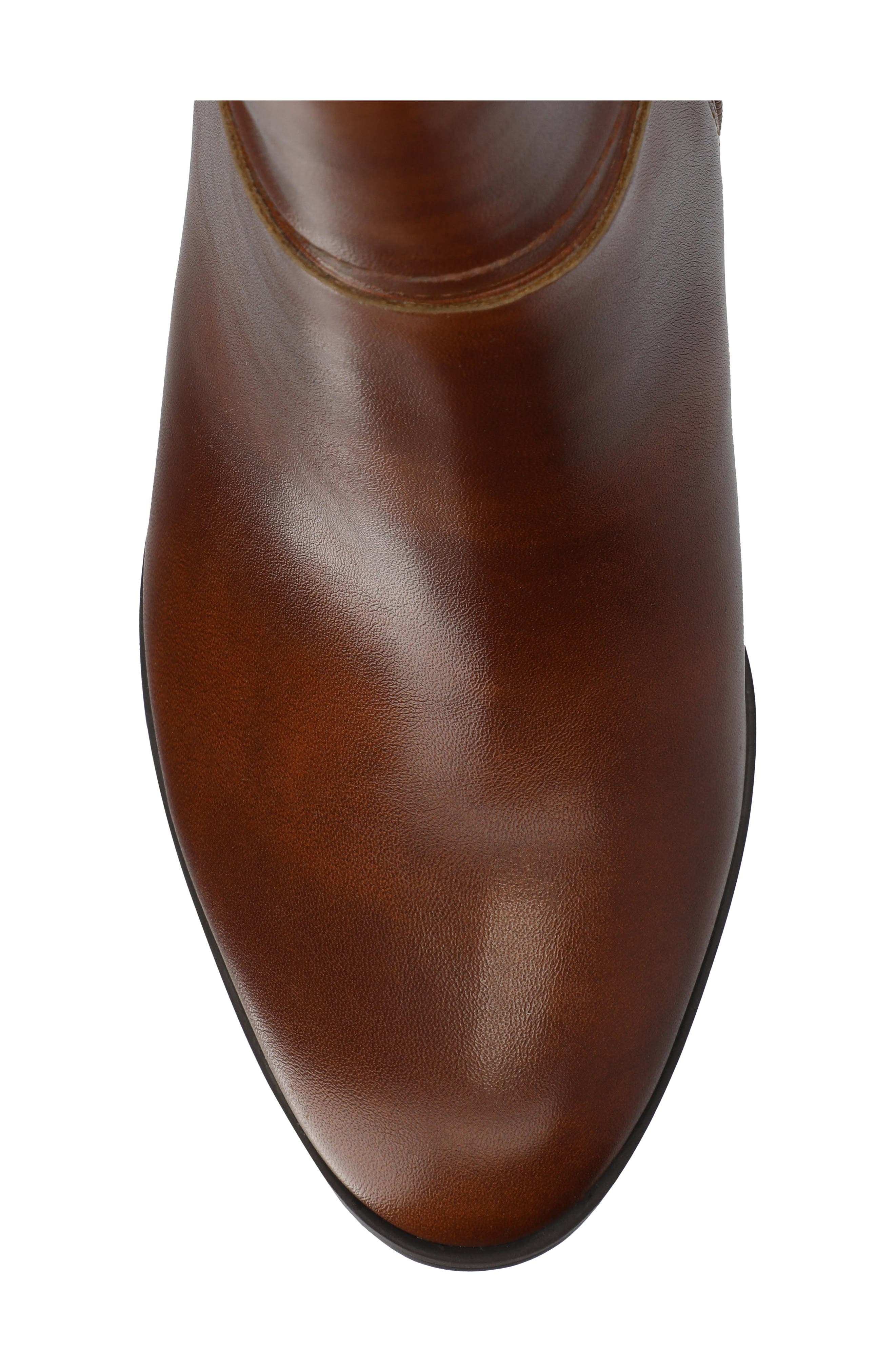 Freyja Bootie, Alternate, color, COGNAC SMOOTH