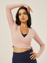 Be Athletica The Ultimate Ballet Wrap Top