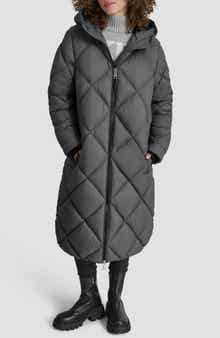 DKNY Diamond Quilted Puffer Coat