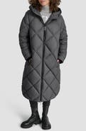 DKNY Diamond Quilted Puffer Coat