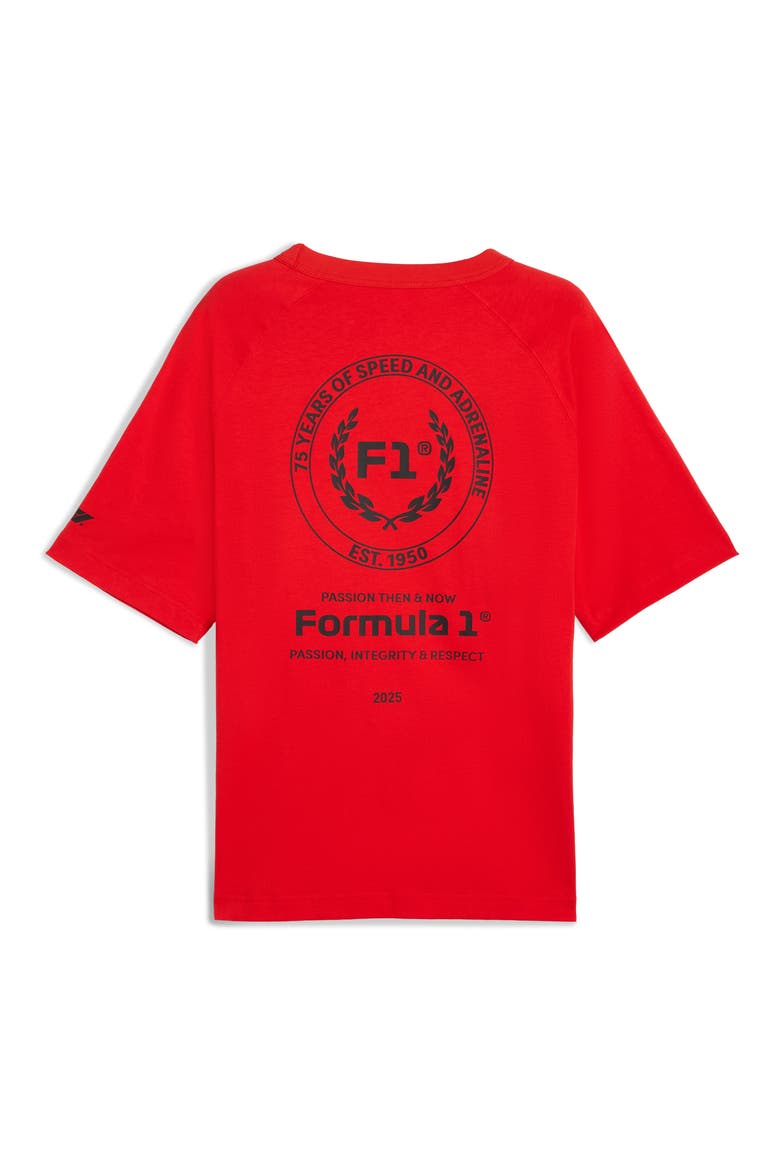 F1 75 Years Cotton Graphic T-Shirt, Alternate, color, POP RED