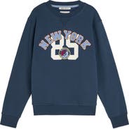 Scotch & Soda Kids' New York Embroidered Sweatshirt