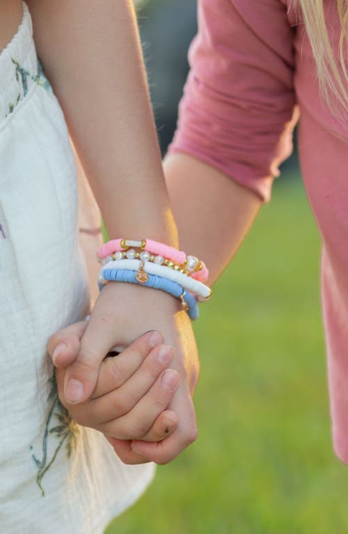 Bits & Bows Golden Hour Girls' Bracelet In Pink