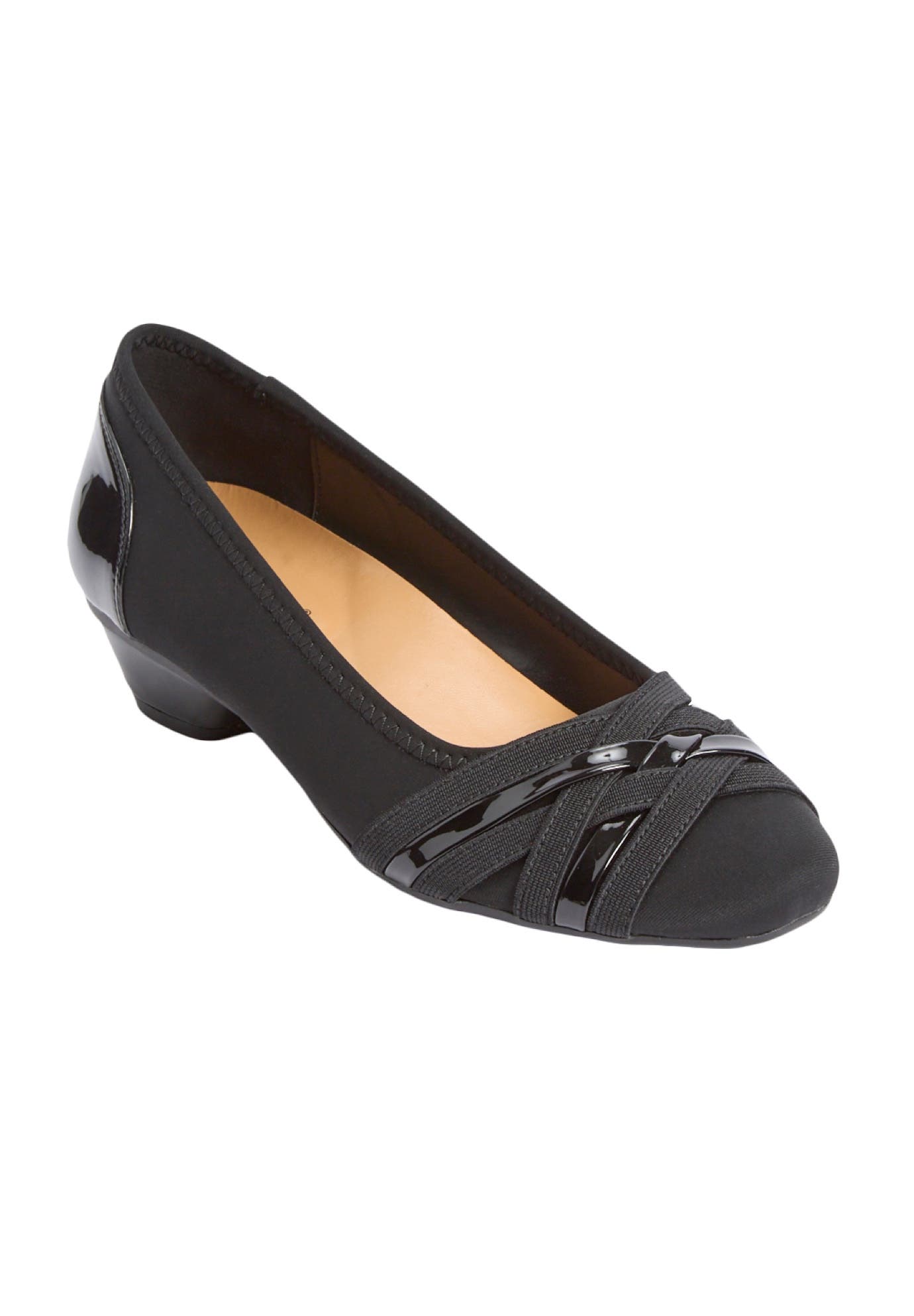 Comfortview The Quinlan Slip On Pump, Main, color, Black