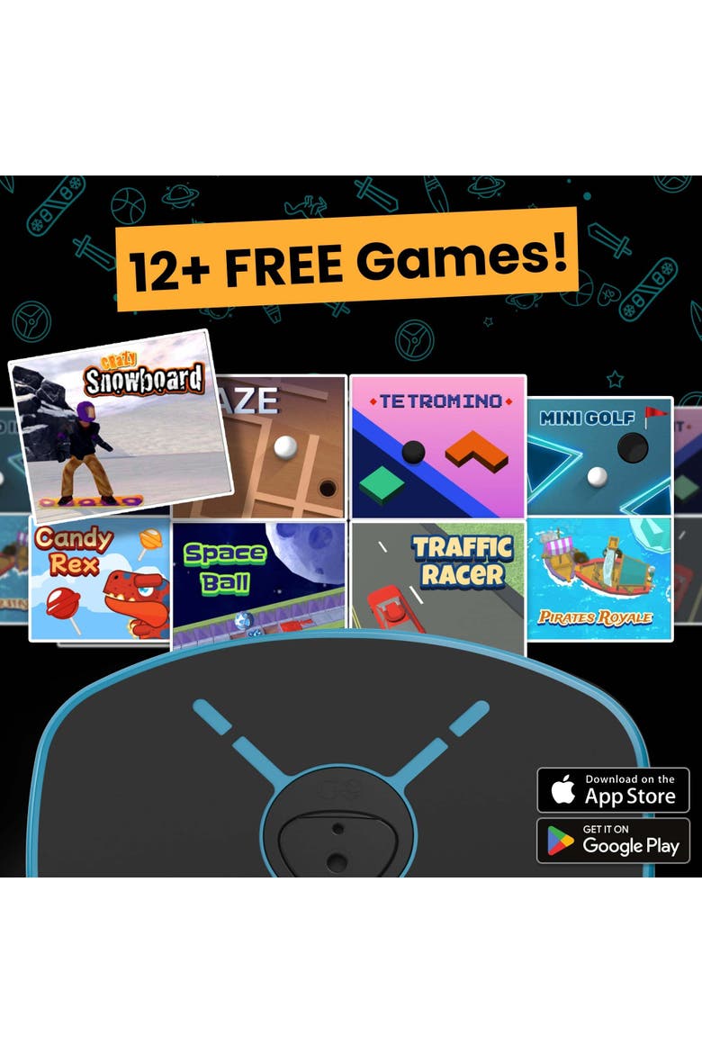 GoBalance Sport App-Enabled Interactive Balance Board, Alternate, color, Multicolored