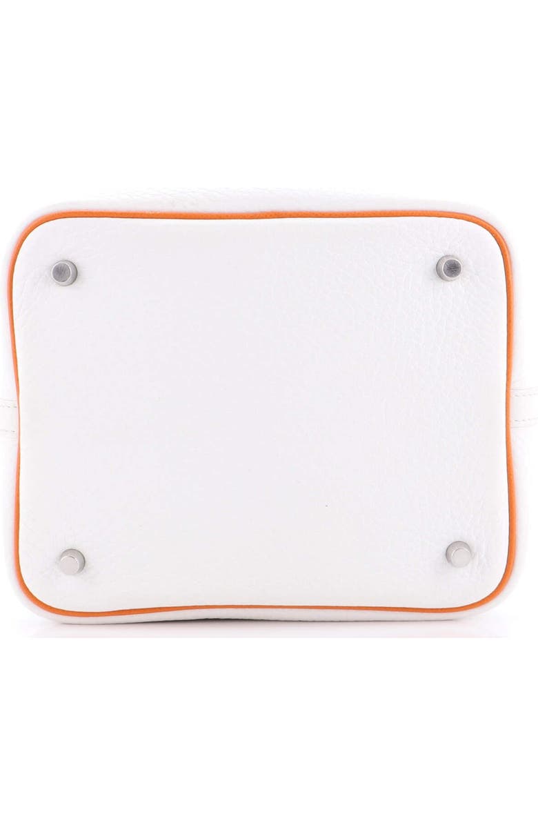 Pre-Owned Hermes Eclat Picotin Lock Bag Clemence MM, Alternate, color, Blanc