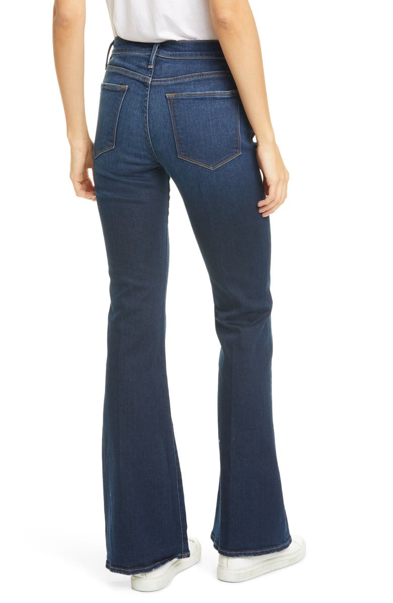 FRAME Le High Waist Flare Leg Jeans, Alternate, color, 