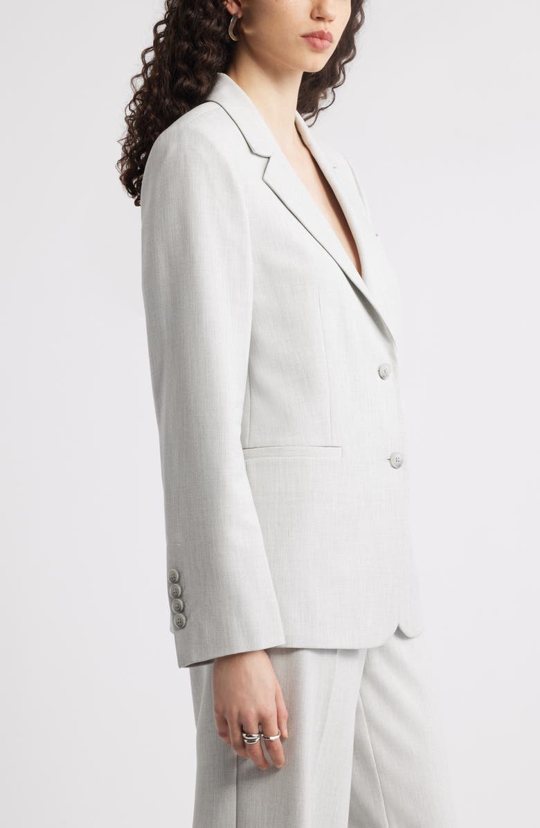 Nordstrom The Liv Boyfriend Blazer, Alternate, color, Grey Light Heather