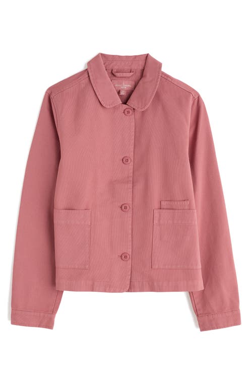 Seasalt Cornwall Coombe Lane Organic Cotton Chore Jacket In Pink