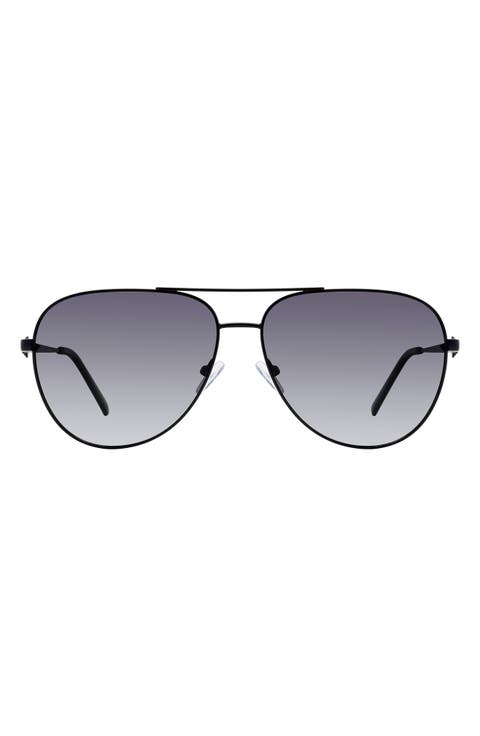 65mm Oversize Pilot Sunglasses