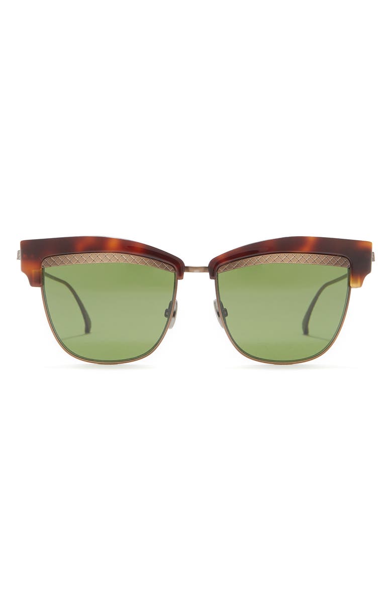 Bottega Veneta 54mm Round Sunglasses, Main, color,