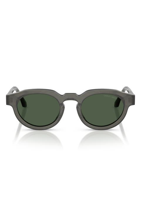 47mm Round Sunglasses